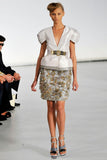 Gianfranco Ferré Gold and Lucite Sculptural "Futuristic Art Deco" Belt