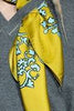 Marc Jacobs Yellow and Baby Blue Print Silk Top and Scarf FW2009