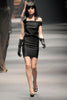 Lanvin One Shoulder Off Shoulder Dress with Crystal Side Details Fall 2010