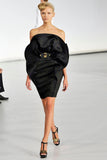 Gianfranco Ferré Lucite Cuff Bracelet with Gold and Black Detail - BOUTIQUE PURCHASE PRICE