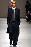 Raf Simmons Black Oversized High Waisted Wide Leg Pants Fall 2005 #