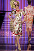 John Galliano White Red Green Cherry Graphic Print Suit Jacket Blazer FW2003