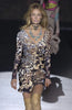 Roberto Cavalli Brown Black Tan Multicolor Abstract Print Corset Top FW2003