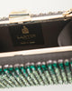 Lanvin Minaudière Clutch with Ombré Green Graduating Crystals