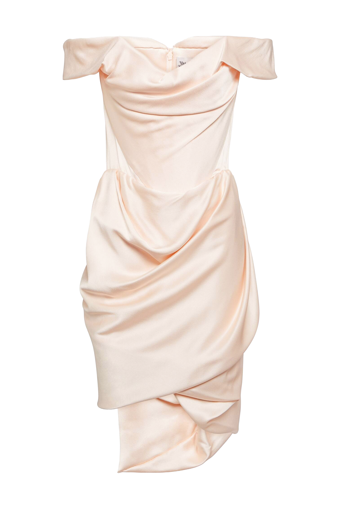 Vivienne Westwood Baby Pink Off Shoulder Draped Corset Dress – The Archive X Yana