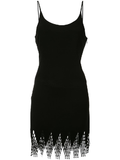 Paco Rabanne Little Black Dress with Fishnet Diamond Hem