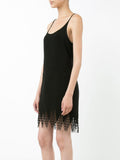 Paco Rabanne Little Black Dress with Fishnet Diamond Hem