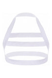Vintage White Elastic Horizontal Harness Top