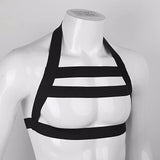 Vintage Black Three Strap Harness Top