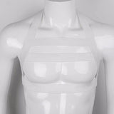 Vintage White Elastic Horizontal Harness Top