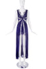 Agent Provocateur Navy Blue Satin and Lace "Justine" Negligee Slip Dress