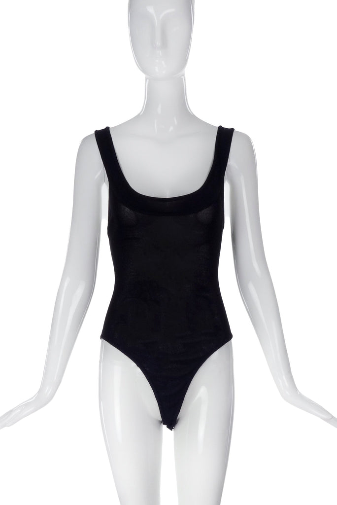 Alaïa Black Knit Bodysuit