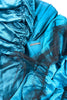 Alberta Ferretti Teal Blue Metallic Tiered Ruffle Gown Dress SS2017