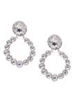 Fausto Puglisi Silver Crystal Diamond Extra Wide Cuff Bracelet