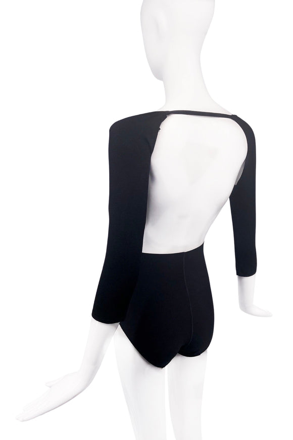 Alessandro Dell'Acqua Black Harness Strap Sleeve Jacket