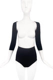 Alessandro Dell'Acqua Black Harness Strap Sleeve Jacket