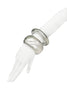 Alexander McQueen Silver Chrome Big Dome Bracelet