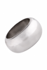 Alexander McQueen Silver Chrome Big Dome Bracelet