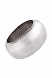 Alexander McQueen Silver Chrome Big Dome Bracelet
