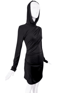 Alexander Wang Hooded Dress Black