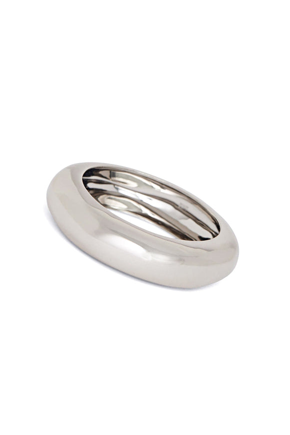 Alexis Bittar Silver Dome Bangle Bracelet