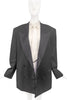 Ann Demeulemeester White Cotton Stretch Shirt with Matching Tie #