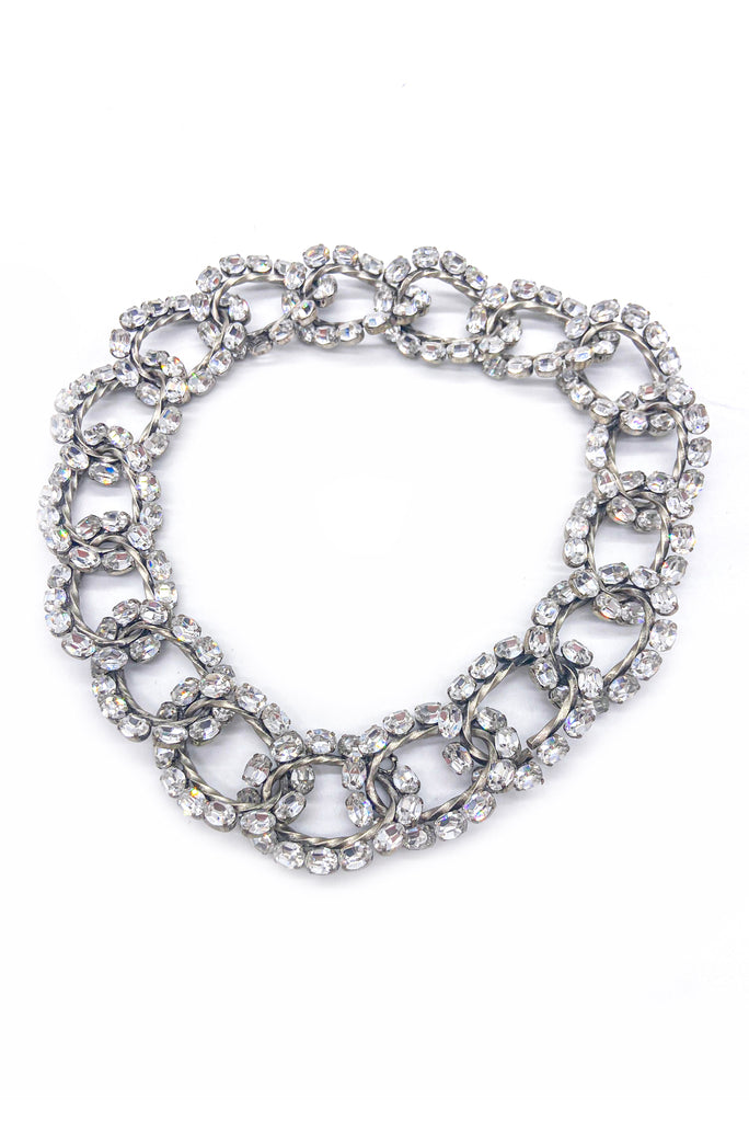 Balenciaga Crystal Link Necklace FW2008