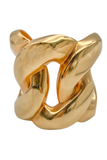 Balmain Gold Oversized Chunky Chain Link Bracelet