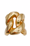Balmain Gold Oversized Chunky Chain Link Bracelet