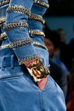 Balmain Gold Oversized Chunky Chain Link Bracelet