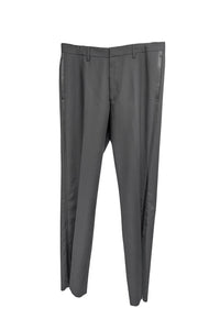 Vintage Black Satin Tuxedo Stripe Banana Republic Pants Suit