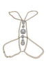 Vintage Gold Chain Crystal Body Harness (Copy)