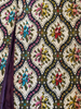 Vintage Needlepoint Bohemian Hippie 1970's Vest with Floral Motive.