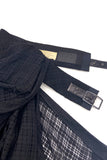 Boudicca Black "Tartan" Side Bustle Belt SS2007