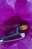 Chanel Silk Magenta Chiffon Camellia Broach