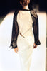 Comme des Garçon Black Chiffon Runway Sleeves Slip Dress Gown from SS1994