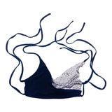 Paco Rabanne Style Chainmail Silver Black Bikini Top