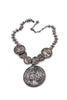Chanel Gunmetal Coin Necklace SS2003