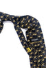 Chanel Tie with Gold Crown Print