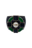 Chanel Jade Onyx Maltese Cross Cuff Bracelet with Pearl