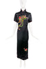 Vintage 1960's Golden Bee Chinoiserie Embroidered Dress Gucci Style