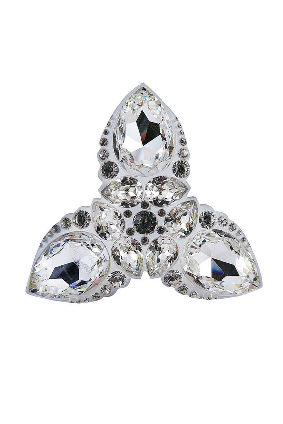 Christian Dior Lucite and Large Crystal Broach SS2004