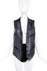 Comme des Garçons Black Leather Suit Vest