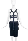 Comme des Garcons Black Cage Harness Dress Spring 2014