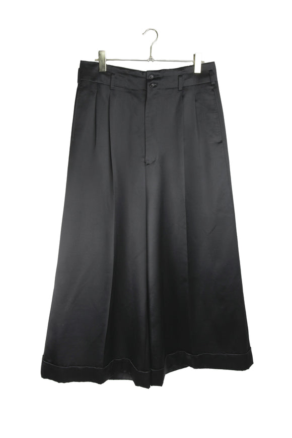 Comme des Garçons Black Satin Oversized Pants FW2004