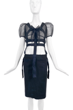 Comme des Garcons Black Cage Harness Dress Spring 2014