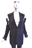 Comme des Garçons Black Deconstructed Sleeve Blazer Spring Summer 2011