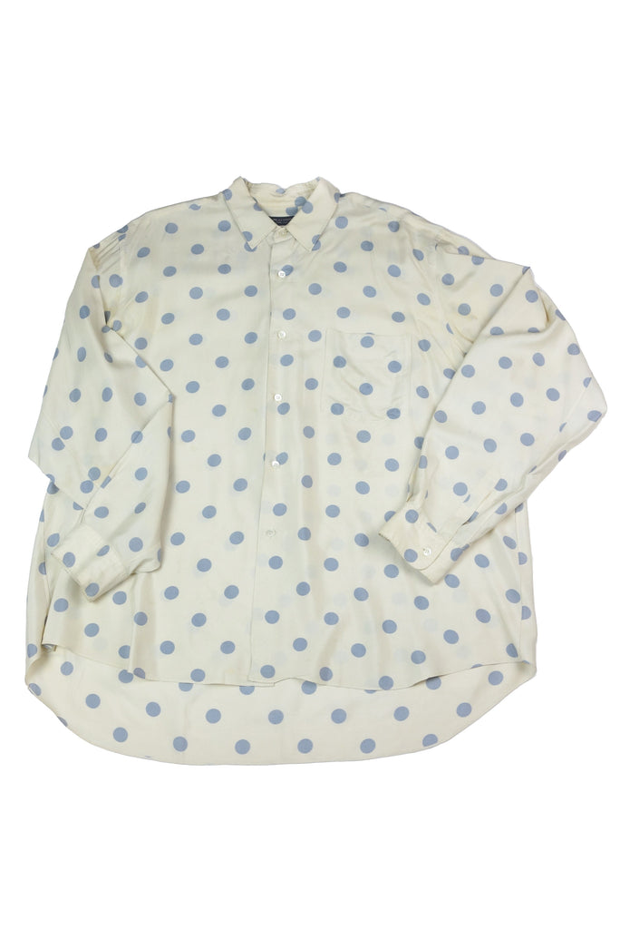 Comme des Garçons Homme Plus Oversize Polka Dot Button-Up Shirt #