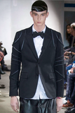Comme des Garcons Homme Plus Black Slashed Cut Out Blazer Jacket Fall winter 2015