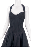 Tadashi Black Corset and Ballerina Tulle Skirt Dress